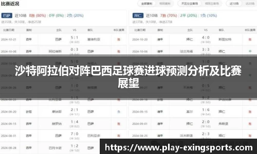 沙特阿拉伯对阵巴西足球赛进球预测分析及比赛展望